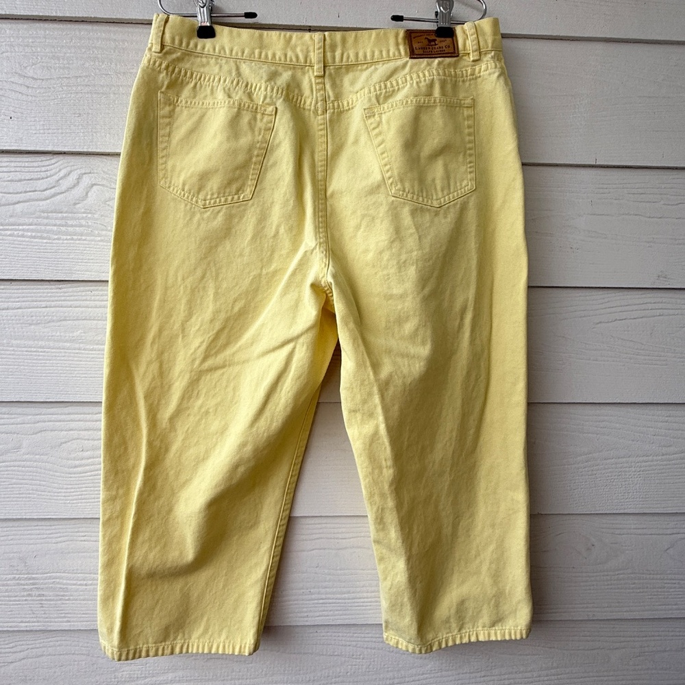 Lauren Ralph Lauren | Yellow Mid-Calf/Croppedโ Pants | Cotton | Size Tag Removed - Picture 2 of 10